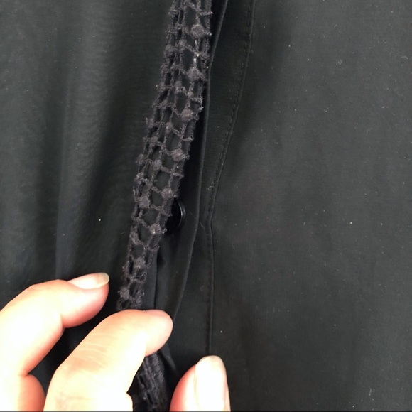 Catherine Malandrino | black sleeveless sheer top - Picture 6 of 6